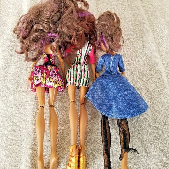 Monster High Dolls Clawdeen Wolf Doll Inner Monster Dress Outfit Shoes Lot of 3 - Picture 7 of 9